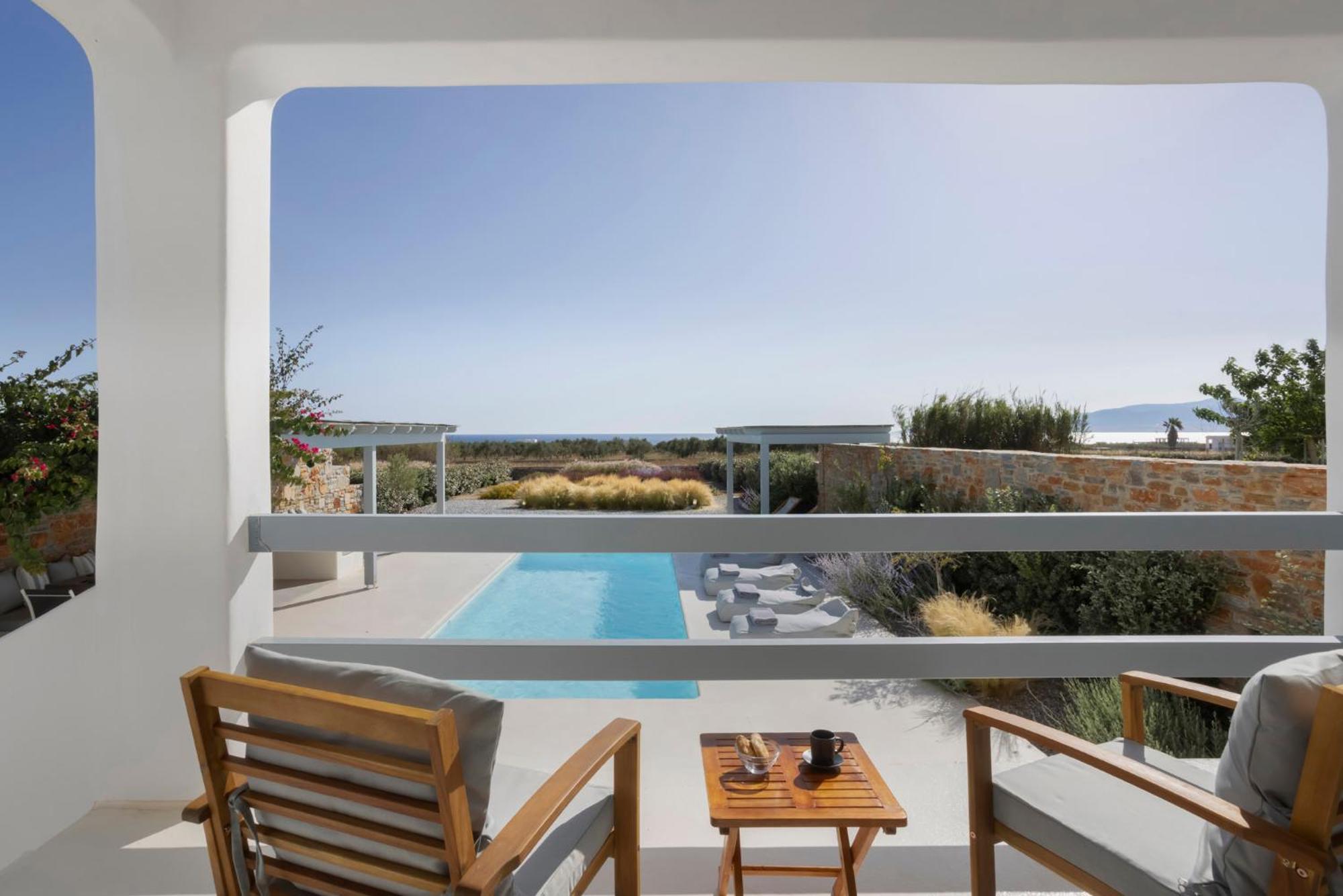 Villa Dione, Private Pool & Seaview By Naxos Dunes Kastrákion Esterno foto
