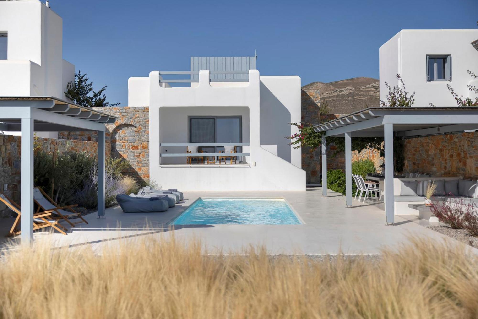 Villa Dione, Private Pool & Seaview By Naxos Dunes Kastrákion Esterno foto