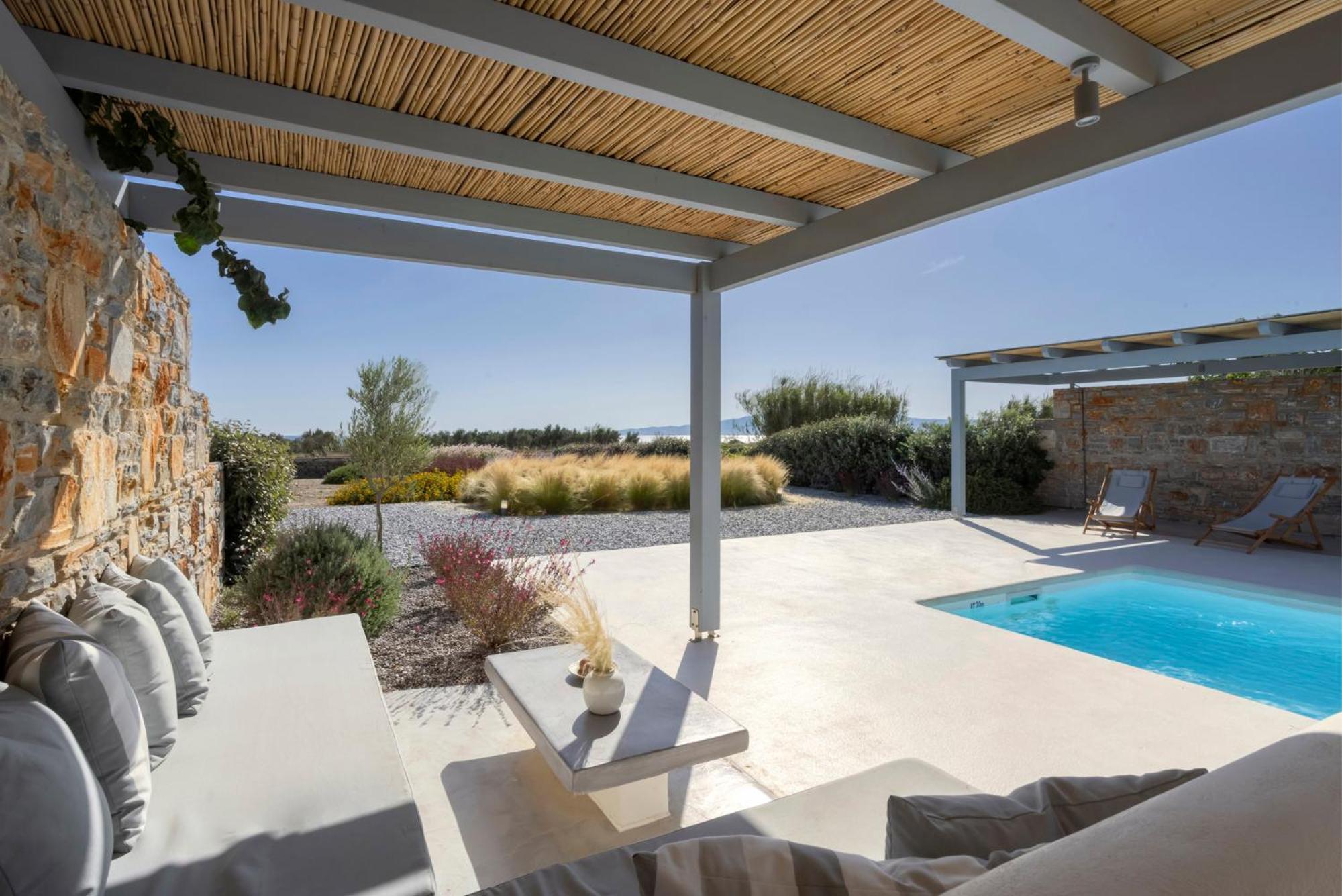 Villa Dione, Private Pool & Seaview By Naxos Dunes Kastrákion Esterno foto